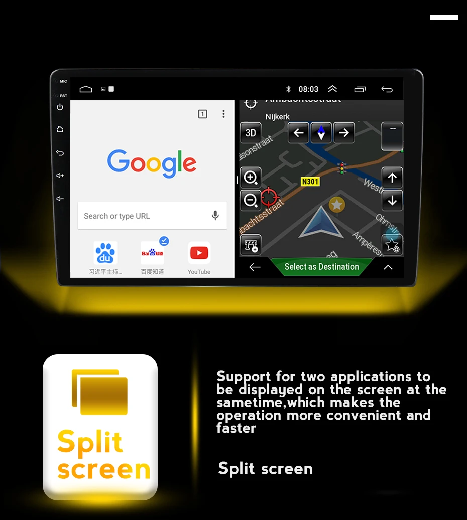 Система мультимедийная Автомобильная на Android 11 0 с GPS-навигацией для Mercedes Benz CLK W209