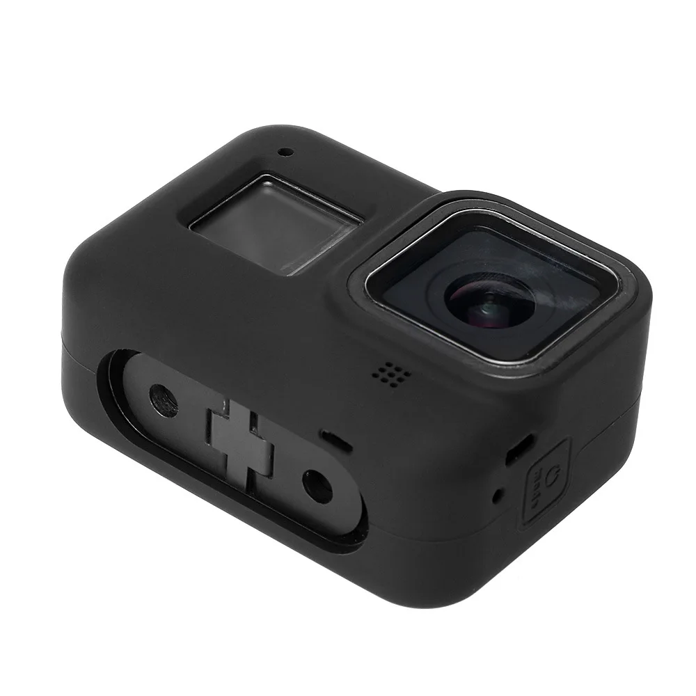 Suptig аксессуары для Go pro мягкий силиконовый защитный чехол с ремешком