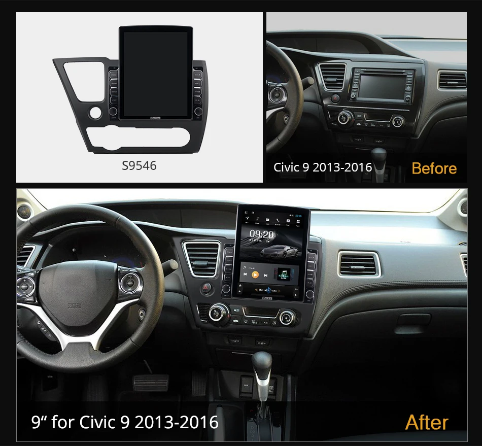 Ownice Android 10 0 для Honda Civic 9 2013 - 2016 автомобильное радио мультимедийное видео аудио GPS