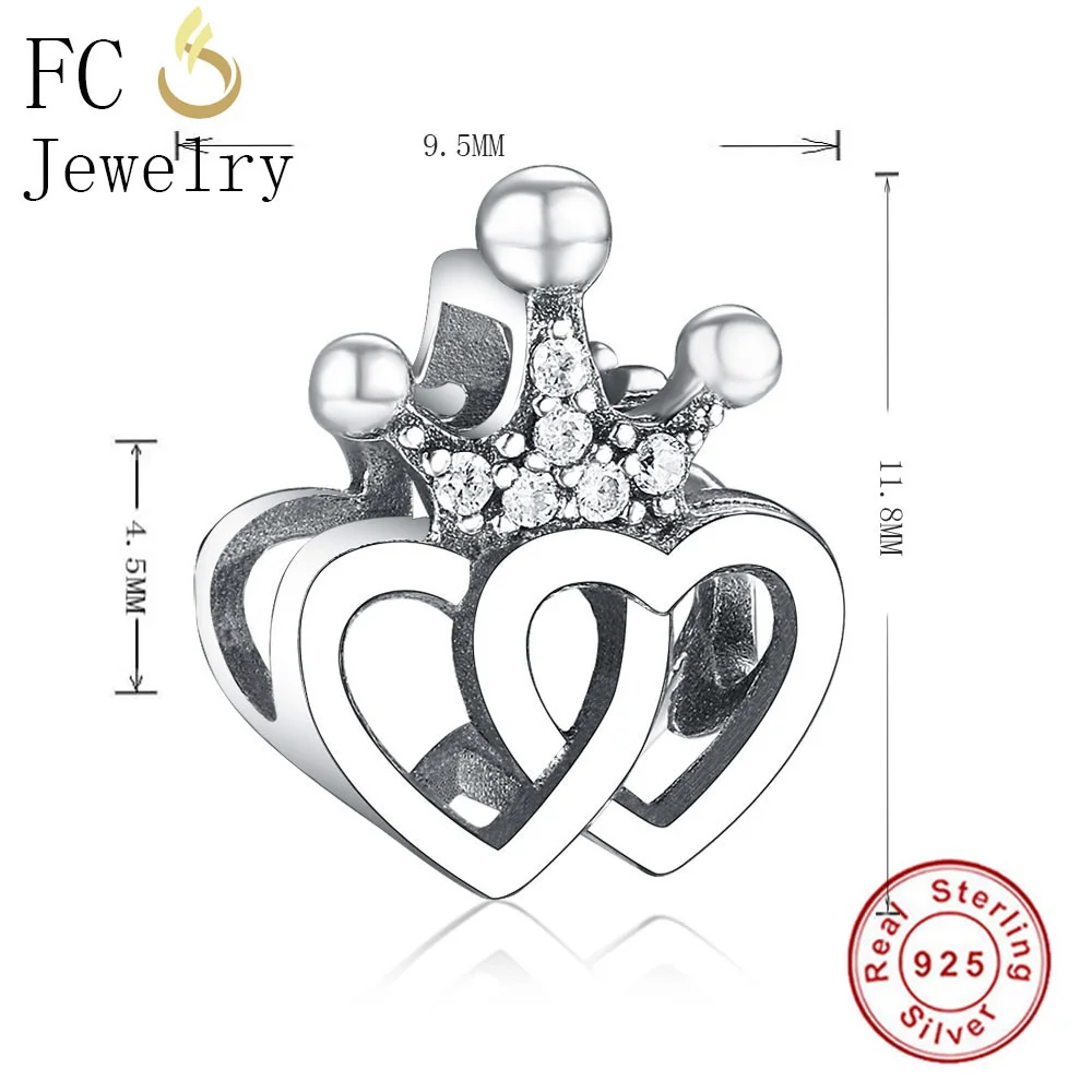 FC ювелирные изделия подходят для оригинального брендового браслета 925 пробы