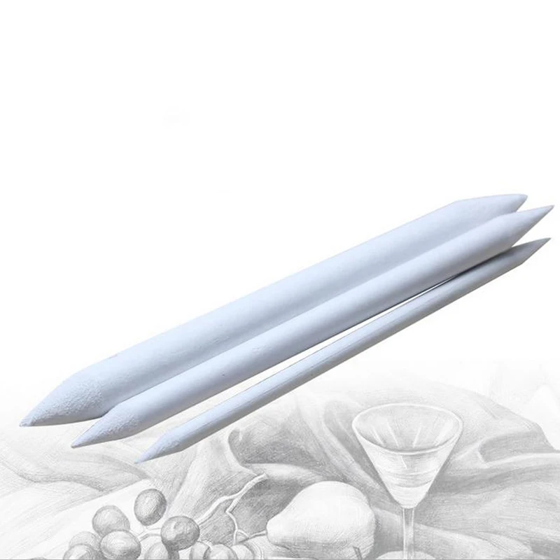 

K5DC 3 Pcs Stump Sketch Durable Art Drawing Tool Pastel New Blending Smudge Tortillon