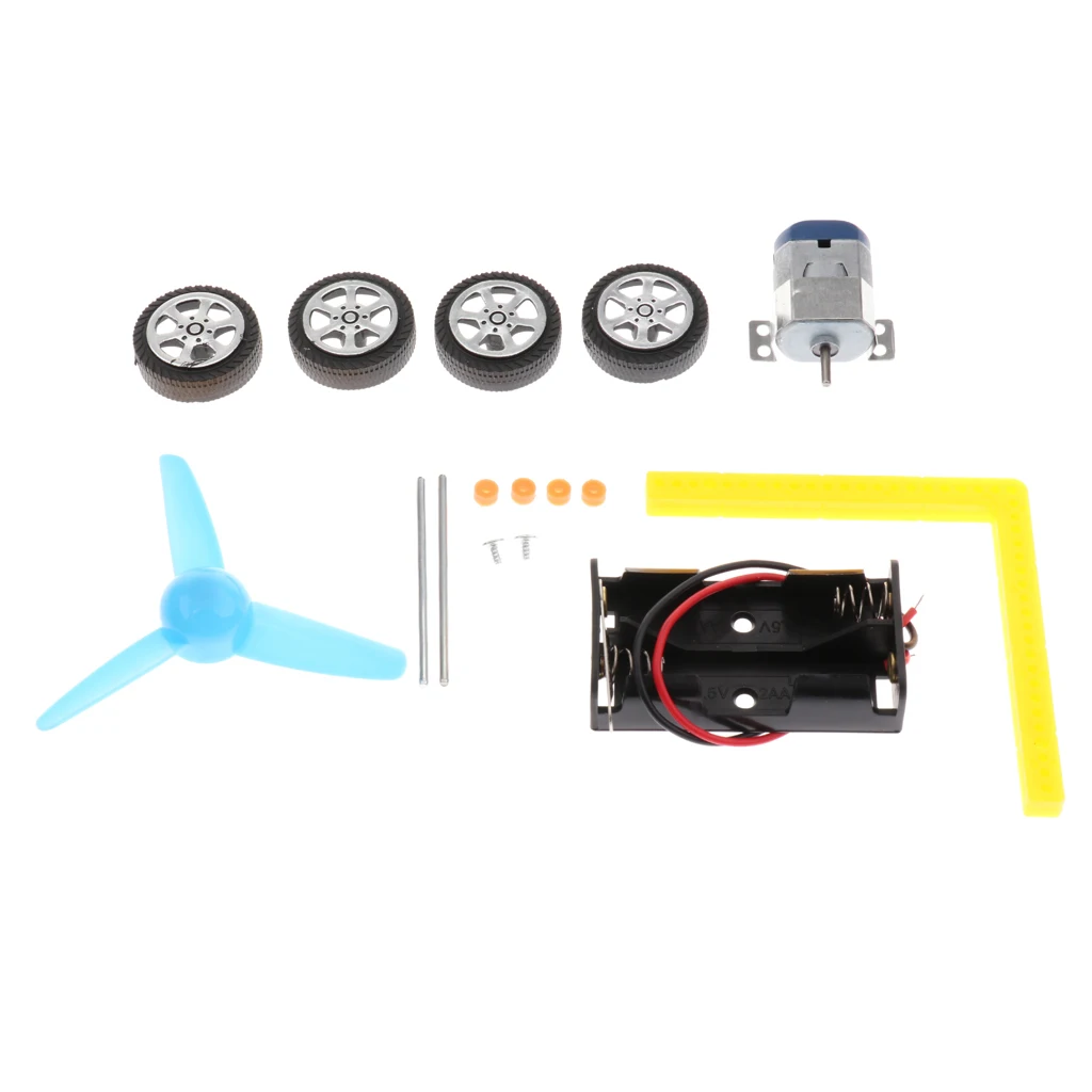 

Wind Aerodynamics Car DIY Physics Science Toy Kids Birthday Gifts