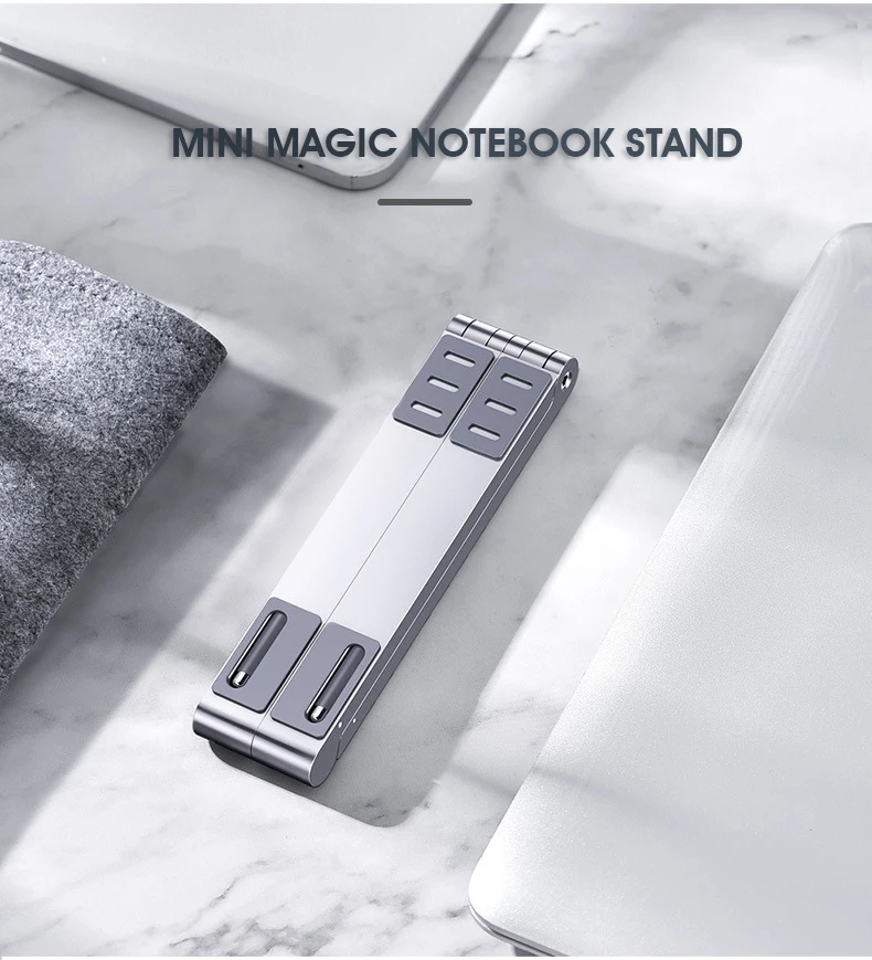 3 в 1 Мини держатель для ноутбука Регулируемая Портативная подставка телефона