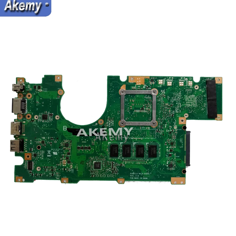 Материнская плата BU401LAV I7-4650U/i7-4510U процессор 4 Гб RAM для For Asus BU401L BU401LG BU401LA