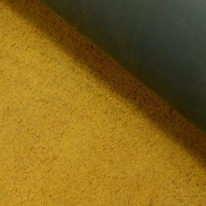 

The first layer of cowhide crazy horse leather 2.0mm vegetable tanned oil waxy leather retro yellow diy