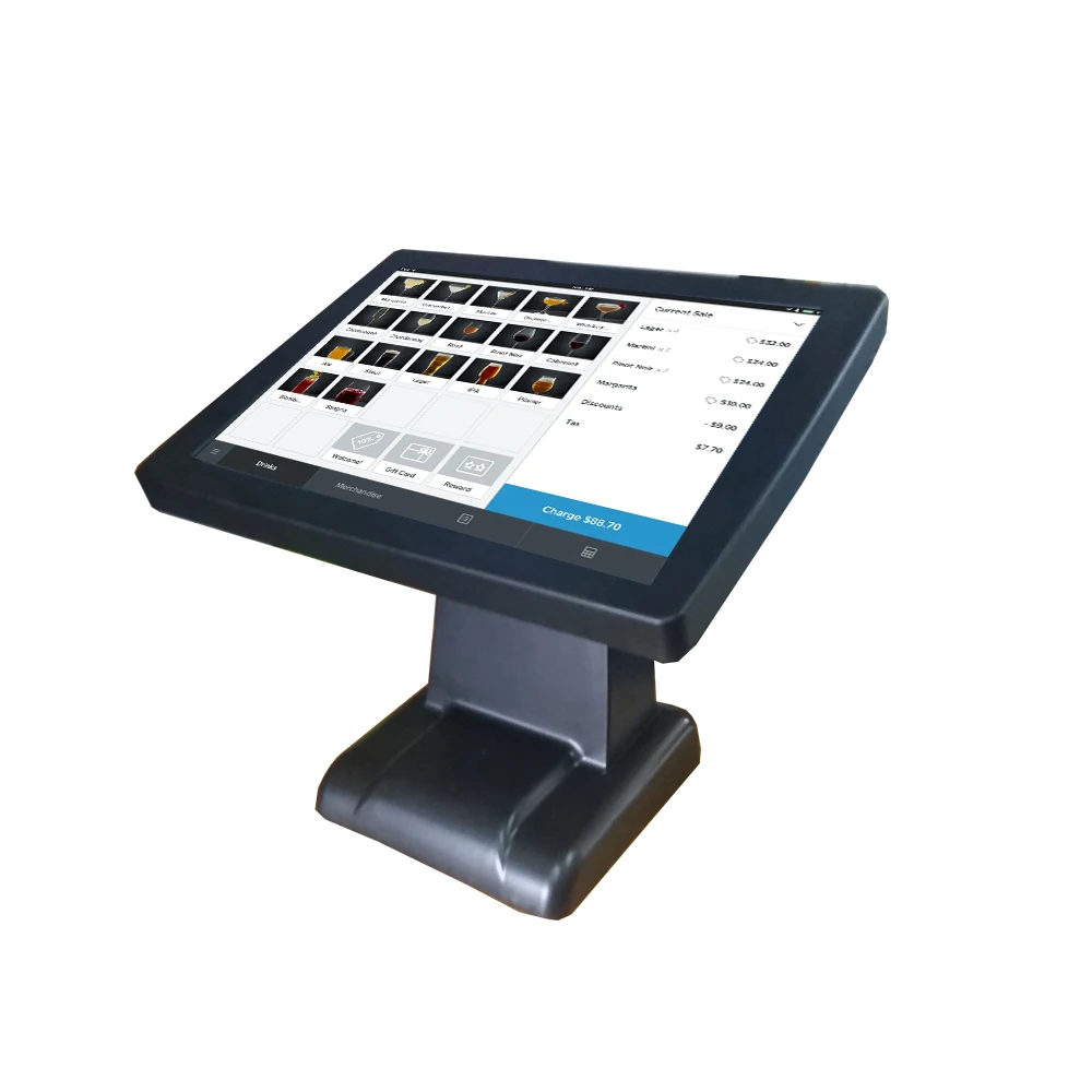 Бесплатная доставка 15 дюймов точка продажи все в одном Дешевый POS