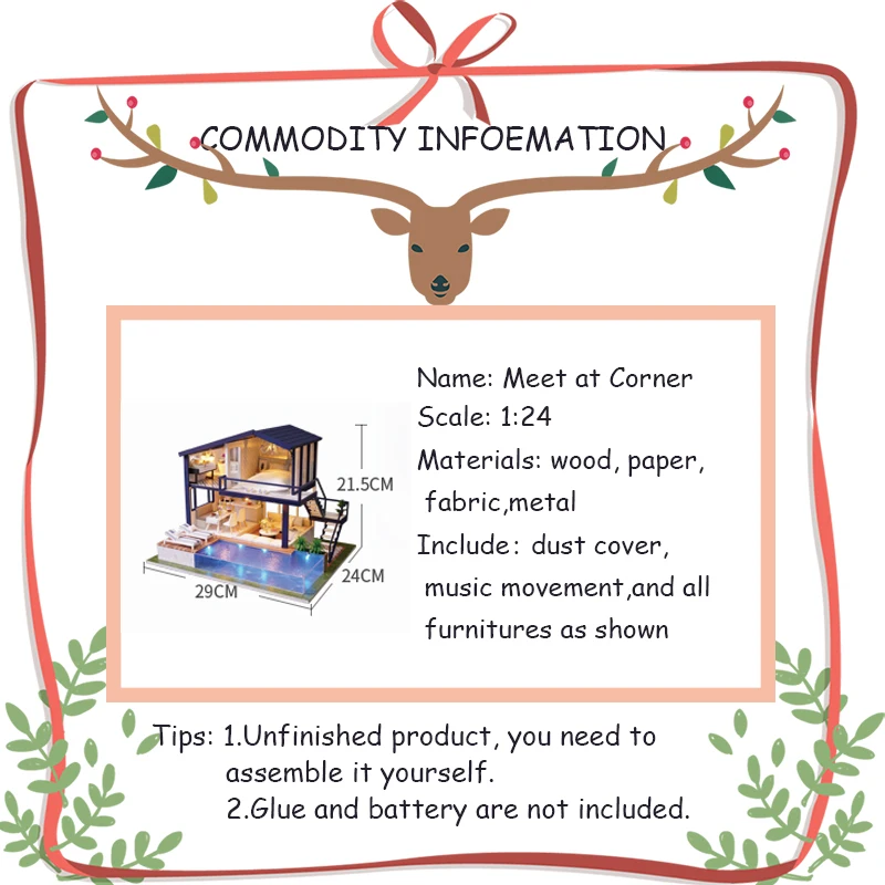 Кукольный домик Cutebee миниатюрная мебель сделай сам миниатюрный дом комнатная