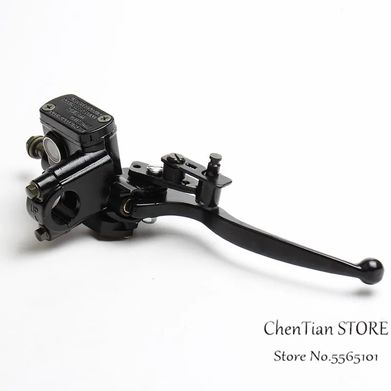 Front Brake Lever Master Cylinder Pump Right 22mm 7/8&quot Side Banjo Bolt for Honda Kawasaki Suzuki Benelli | Автомобили и