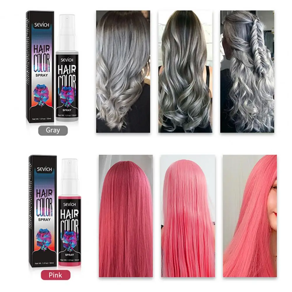 

Long Lasting Lightweight Hair Styling Dry Glitter Disposable Spray Tool for Salon