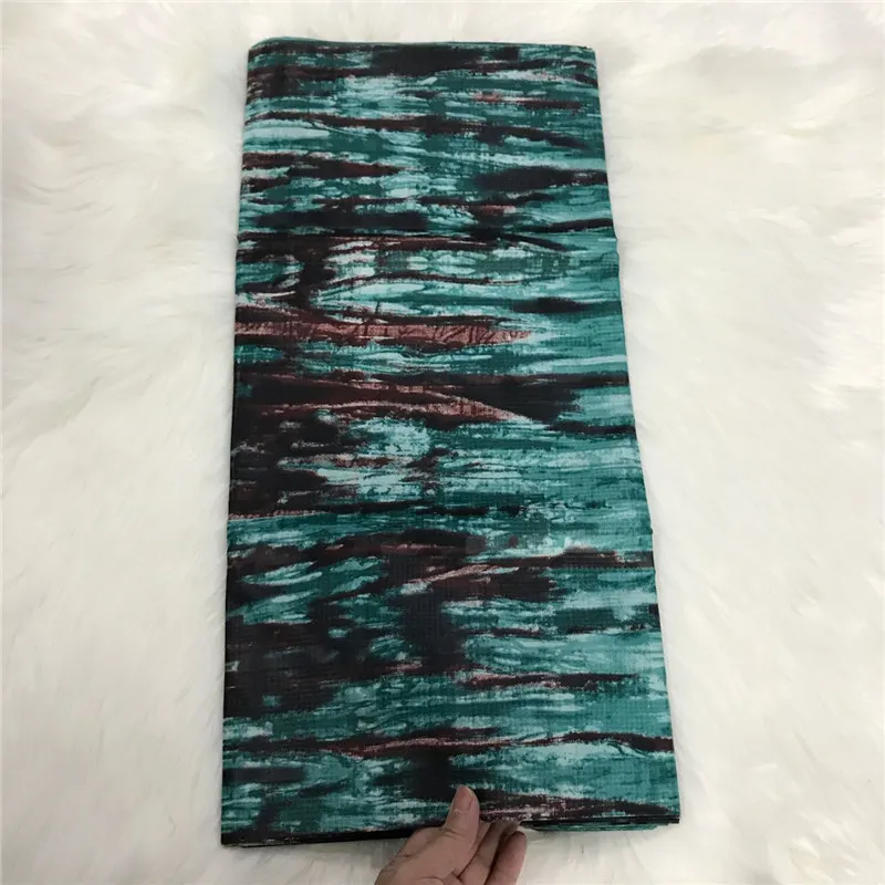 Африканская парчовая ткань золотая 5 ярдов|Ткань| |