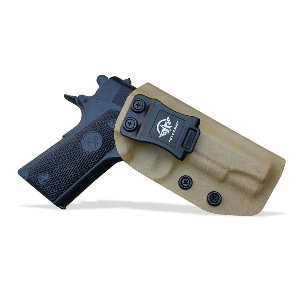 Чехол для пистолета PoLe.Craft KYDEX кобура IWB Colt 1911 Commander .45 чехол внутри пояса