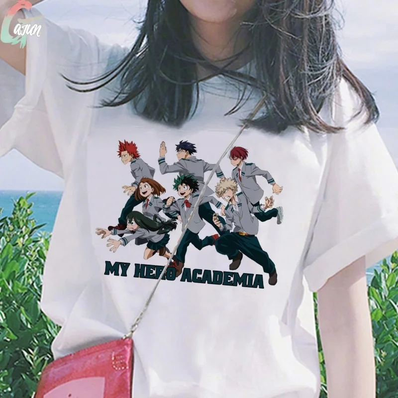 Женские футболки My Hero моя геройская академия кавайная мультяшная химико Тога