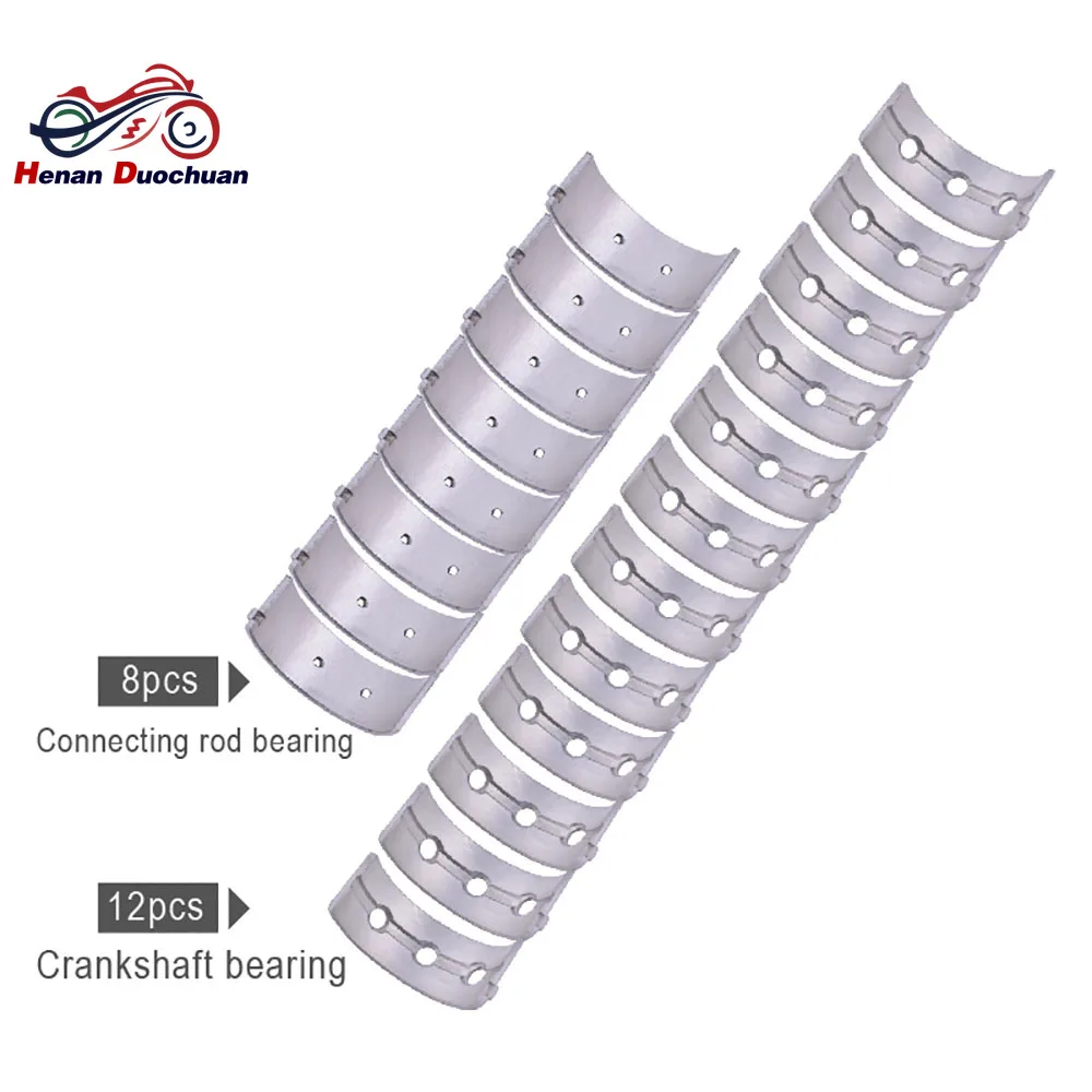 

+50 29.5mm Connecting Rod & Crankshaft Main Bearing Kit for Honda VFR400Z VFR400 NC21 VFR 400 NC24 NC30 RVF400 NC35 RVF 400