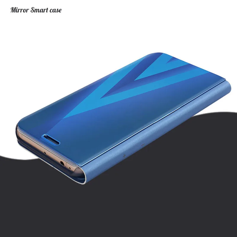 Умный прозрачный зеркальный чехол для samsung Galaxy S9 S8 Plus S6 S7 Edge Note 8 для samsung A3 A5 A7 J3 J5 J7