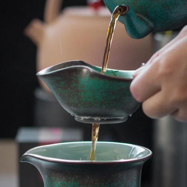 Китайский керамический Гладкий фильтр для чайника кунг-фу Домашний Настольный