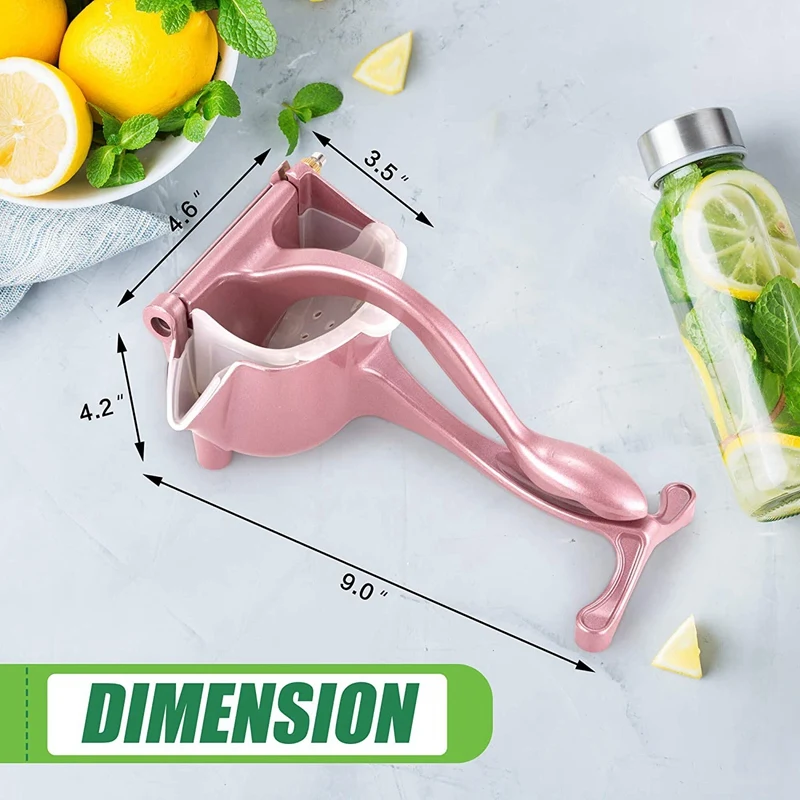 

Manual Fruit Juicer Hand Press Kitchen for Orange,Lemon,Hand Squeezer,Portable Fruit Presser Juice Maker with Filter Bag