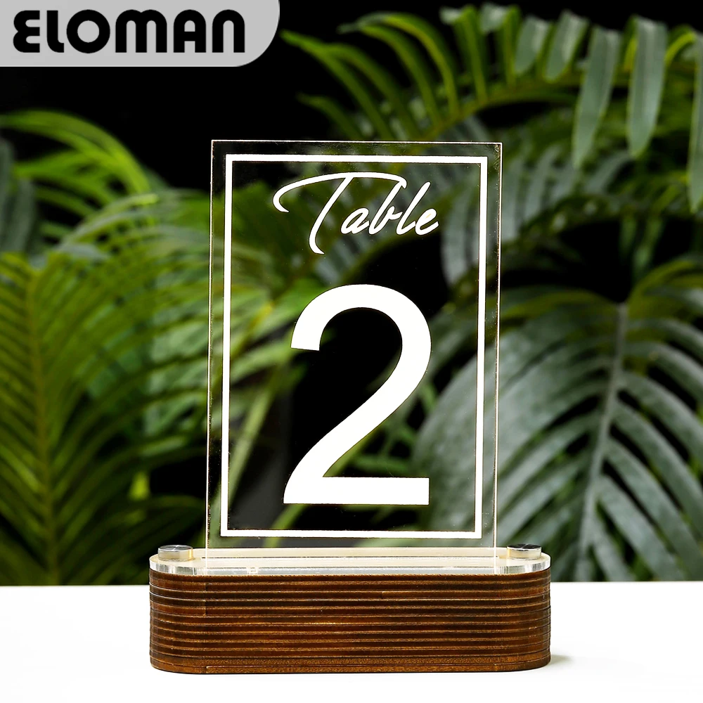 Светодиодные акриловые цифры для стола ручной работы|Украшения своими руками