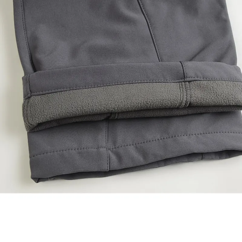 

Outdoor Soft Pants Sports Casual Fleece Tactical Hiking Mountain Climing Climbing Fashionable Men Autumn Winter Trousers