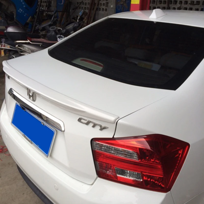Спойлер для Honda City 2010 2011 2012 2013 2014 автомобильное украшение в виде хвостового крыла