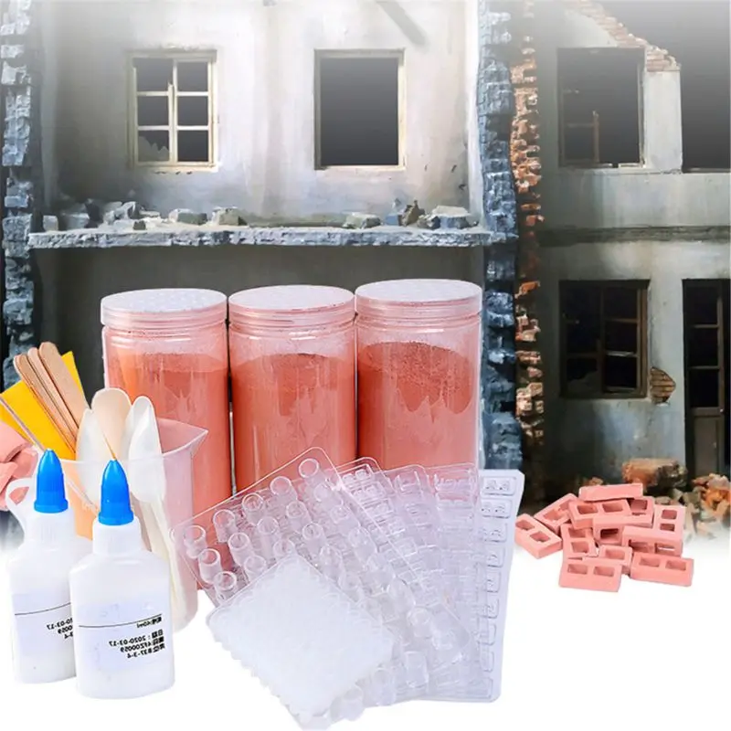 1/16 Miniature Simulation Brick DIY Kit Sand Table Diorama Landscape Scenery | Игрушки и хобби