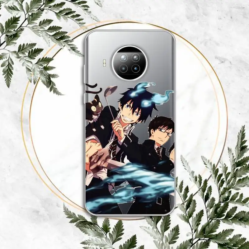 

Blue Exorcist Japanese manga Phone Case Transparent for Xiaomi Redmi note 10 t 8 9 pro lite 11