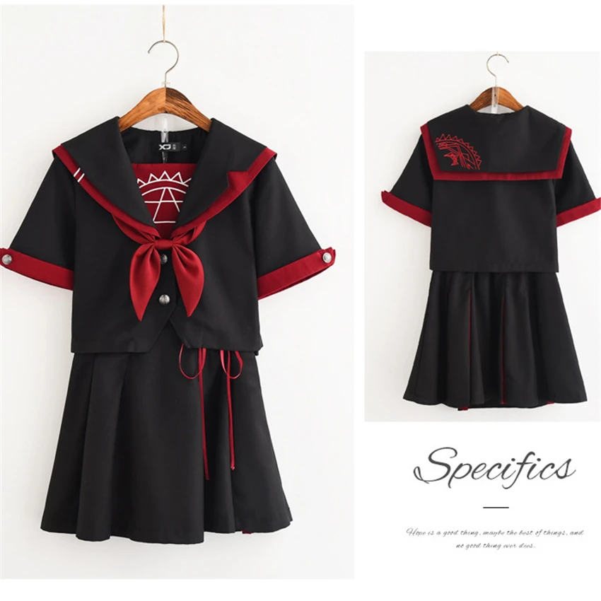 Japanese Style Haori Kimono Dress Bushido Traditional Japan Anime Cosplay School Uniform Yukata Gothic Kawaii Girls Costume