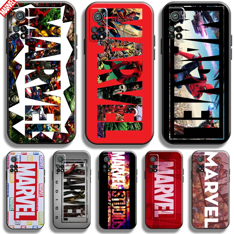 

Marvel Logo For Xiaomi Mi 10T 10T Pro 5G Phone Case Soft Silicon Coque Cover Black Funda Comics Thor