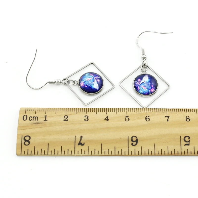 Серьги-подвески JWEIJIAO с геометрическими фигурами Висячие круглые украшения для