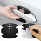 4 шт. новые наклейки на дверные ручки автомобиля аксессуары Защитная пленка для Opel Astra H G J Insignia Mokka Zafira Corsa Vectra C D Meriva