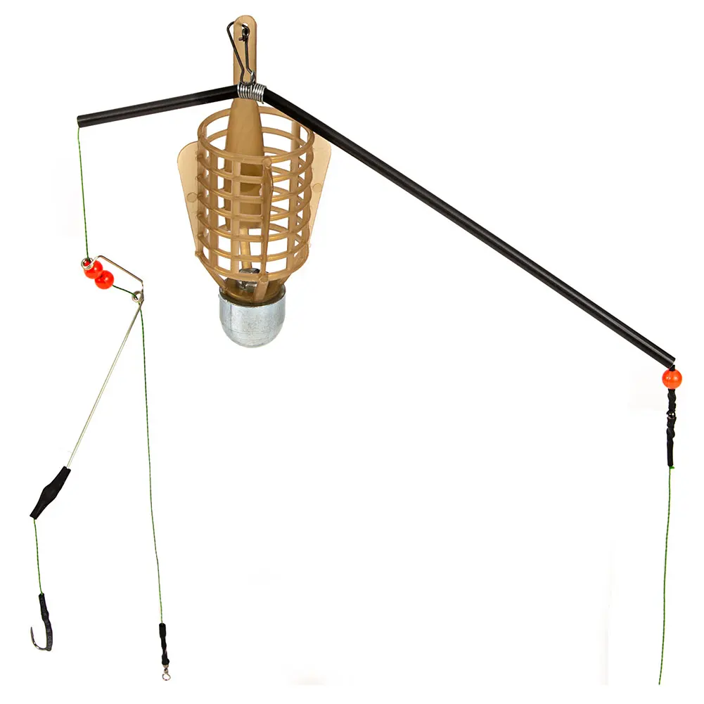 

4PCS Fishing Lure Cage With Line Hooks 20G-50G Fish Bait Feeder Basket Holder Fishing Accessories Lure Cage Bait Carp Feeder