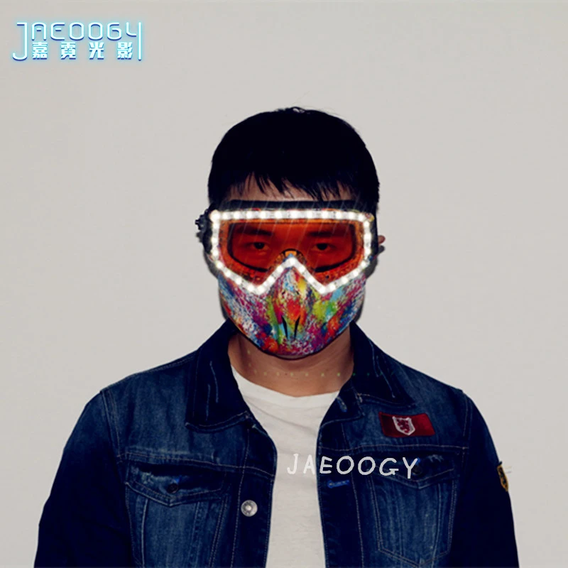 Новый светодиодный светильник маска музыкального фестиваля в стиле панк Рок