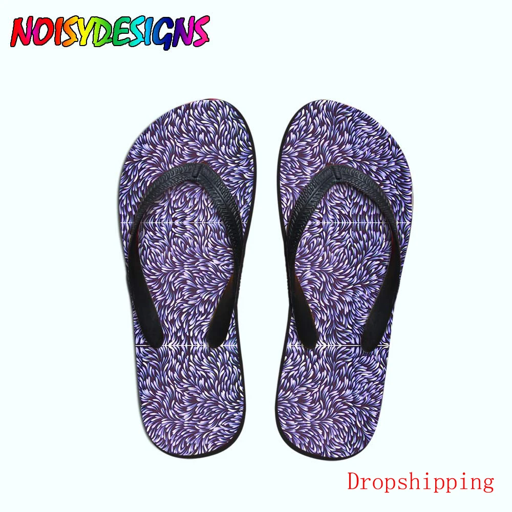 

Шлепанцы для девочек-подростков с принтом в африканском стиле; женские повседневные модные домашние тапочки без застежки; женские вьетнамк...