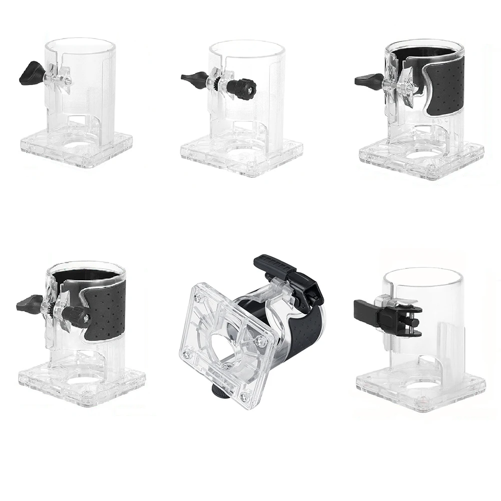 

Transparent Trimmer Base Balance Board Woodworking Edge Cutter Transparent Cover Base Electric Trimmer Machine Tools Accessories