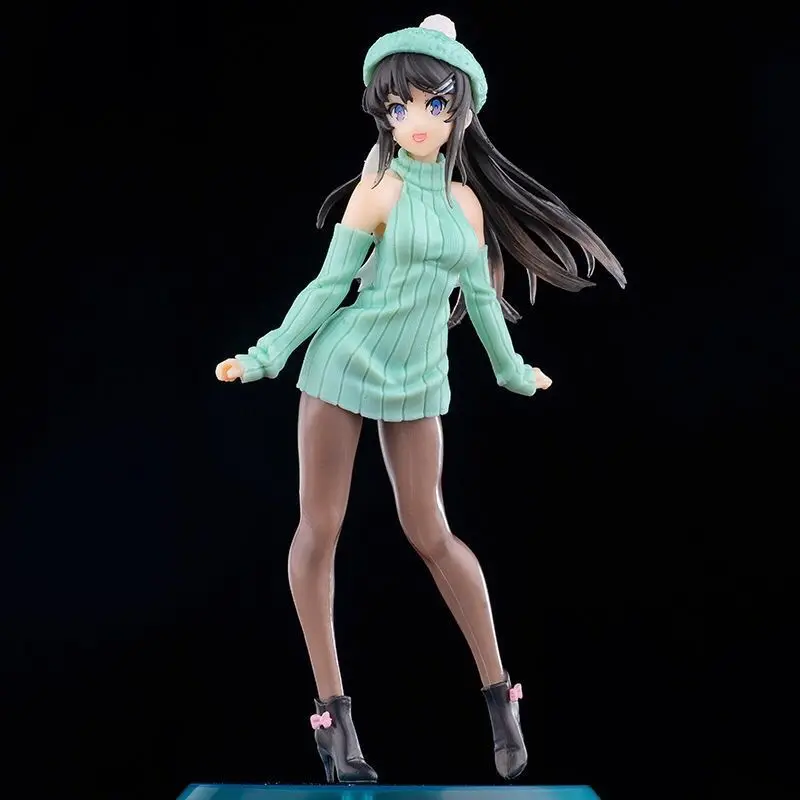 

Фигурка героя аниме Rascal Not Dream of Bunny Girl Senpai Sakurajima Mai аниме экшн-фигурка платье сексуальные девушки коллекция моделей из ПВХ