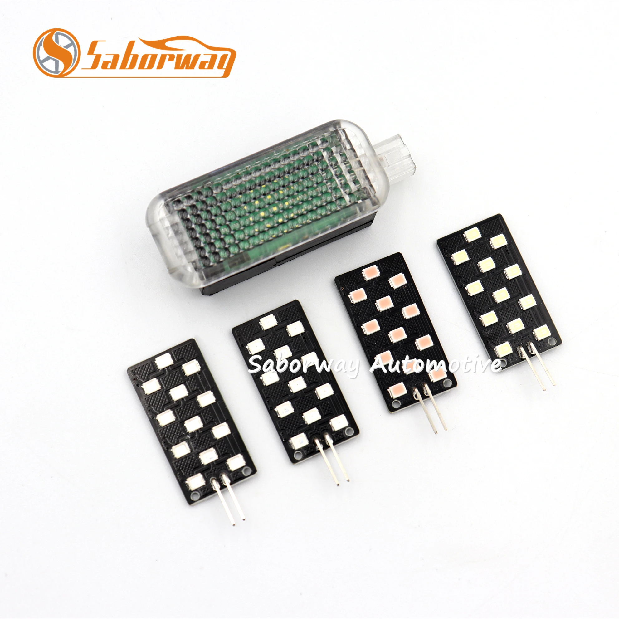 Автомобильная светодиодсветильник лампа Saborway для ног Passat CC Q3 Q5 Q7 A7 A3 S3 A4 S4 A6 S6 A8 Rapid
