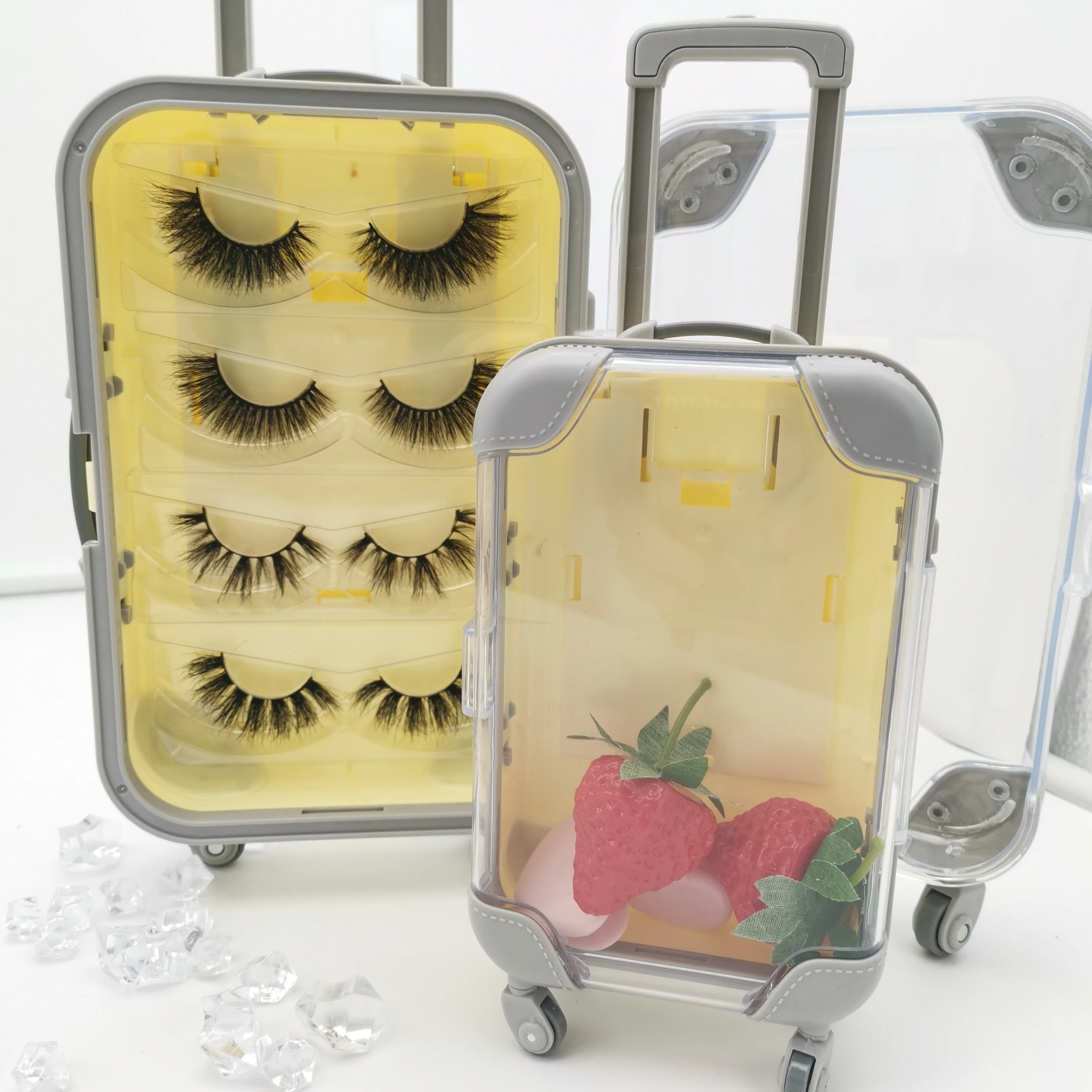 Упаковка для ресниц Aceofexy пустая пластиковая посылка все прозрачные норковые