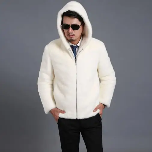 Популярные мужские пальто из искусственного меха 2020 мужская куртка размера плюс