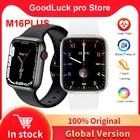 Оригинальные мужские и женские Смарт-часы M16 Plus, Bluetooth, звонки, водонепроницаемый браслет, аксессуар, сенсорный экран 1,75 дюйма, серия IWO 6