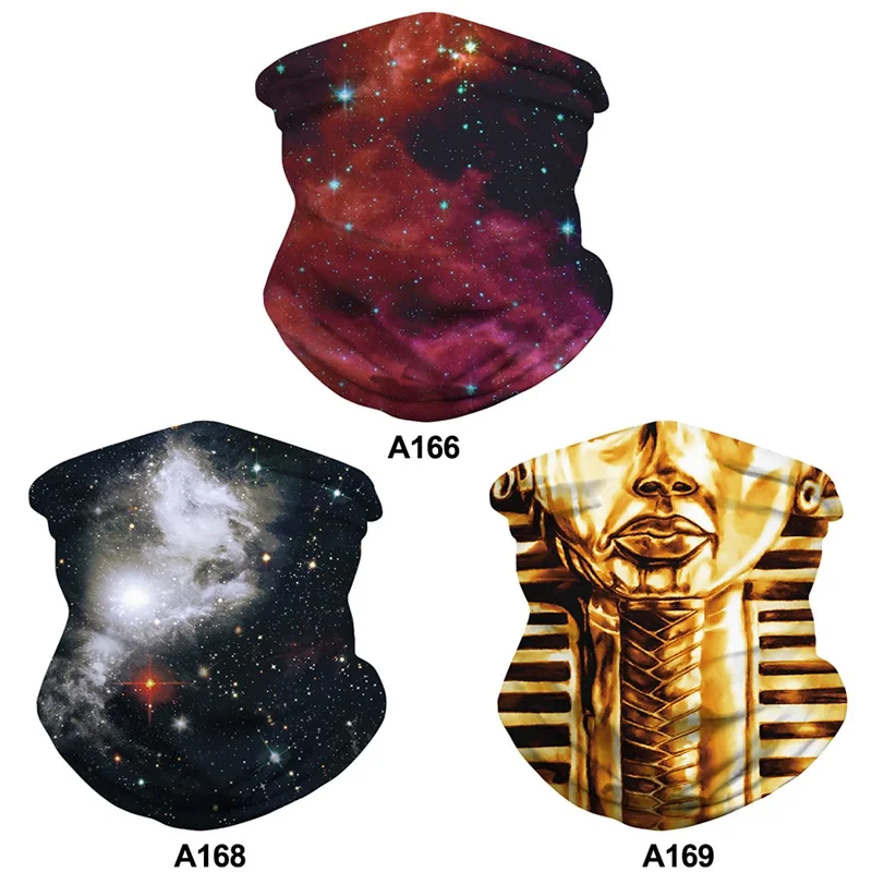 Открытый 3D экзотическая маска для лица Велоспорт шарф треугольный верховой езды