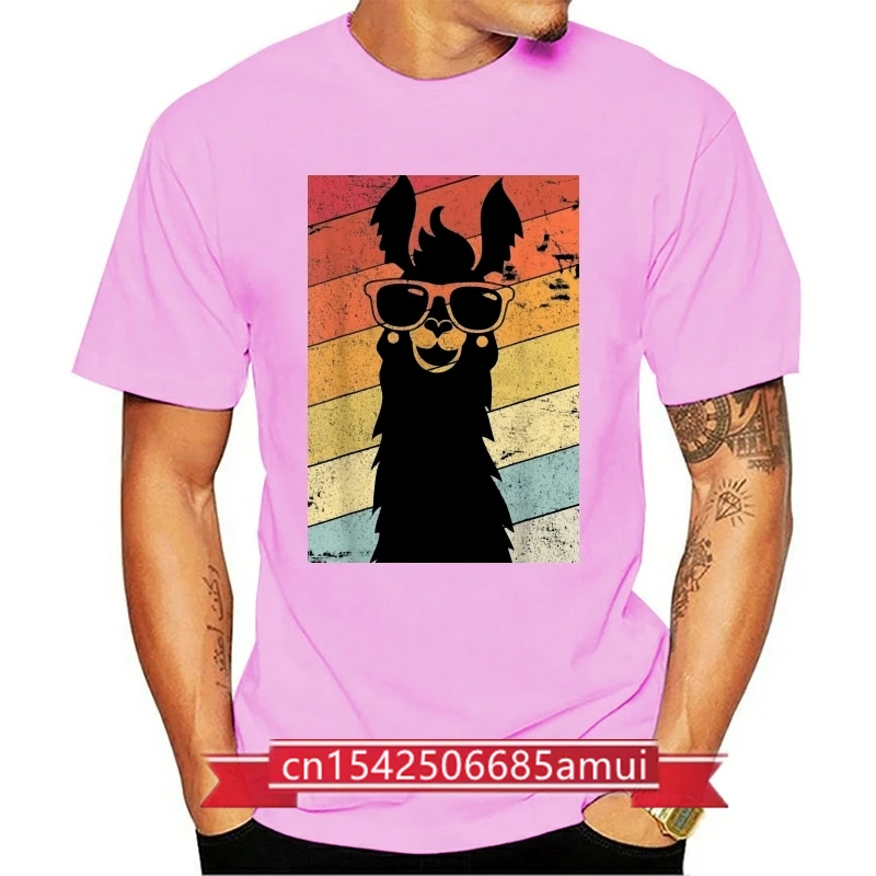 

Llama Shirt. Retro Style Alpaca T-Shirt