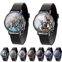 fortnite watch men kids student electronic watches game anime figure fortress night toys for children birthday christmas gifts