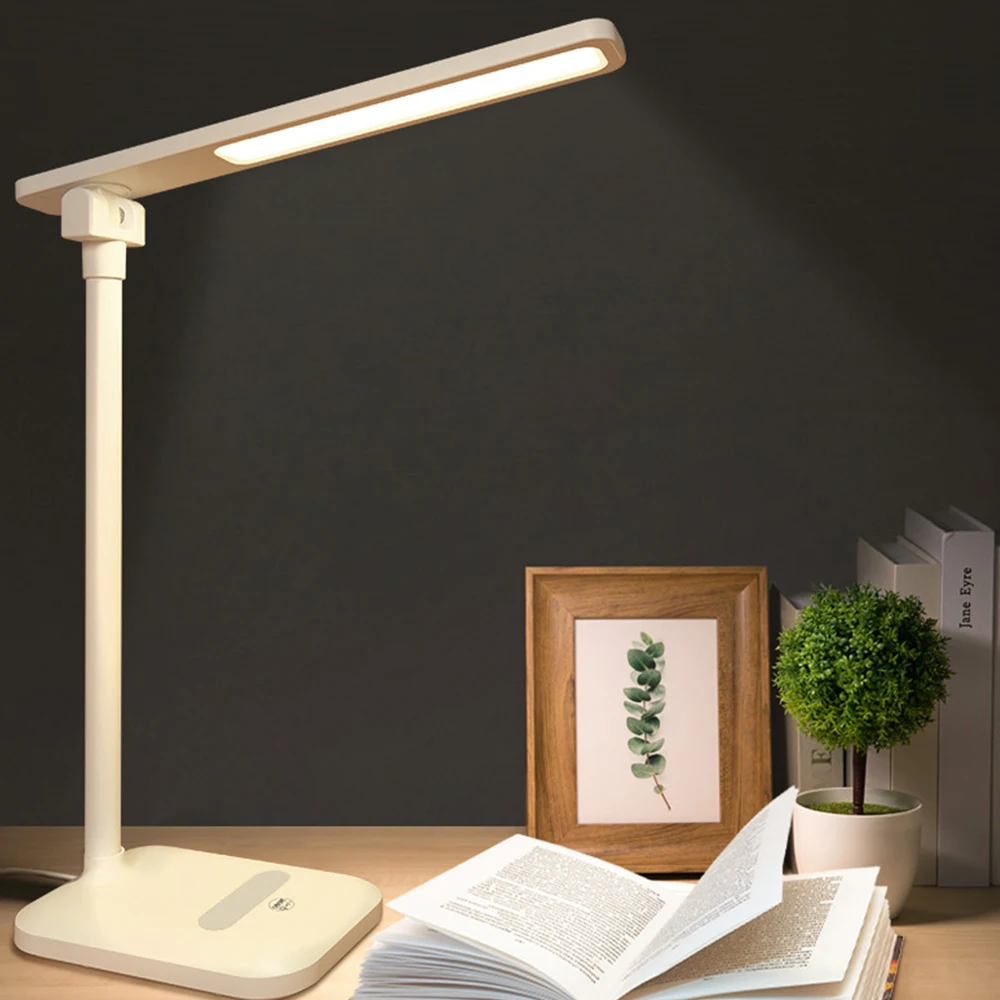 Светодиодный настольный светильник с регулируемой яркостью 3 режима USB