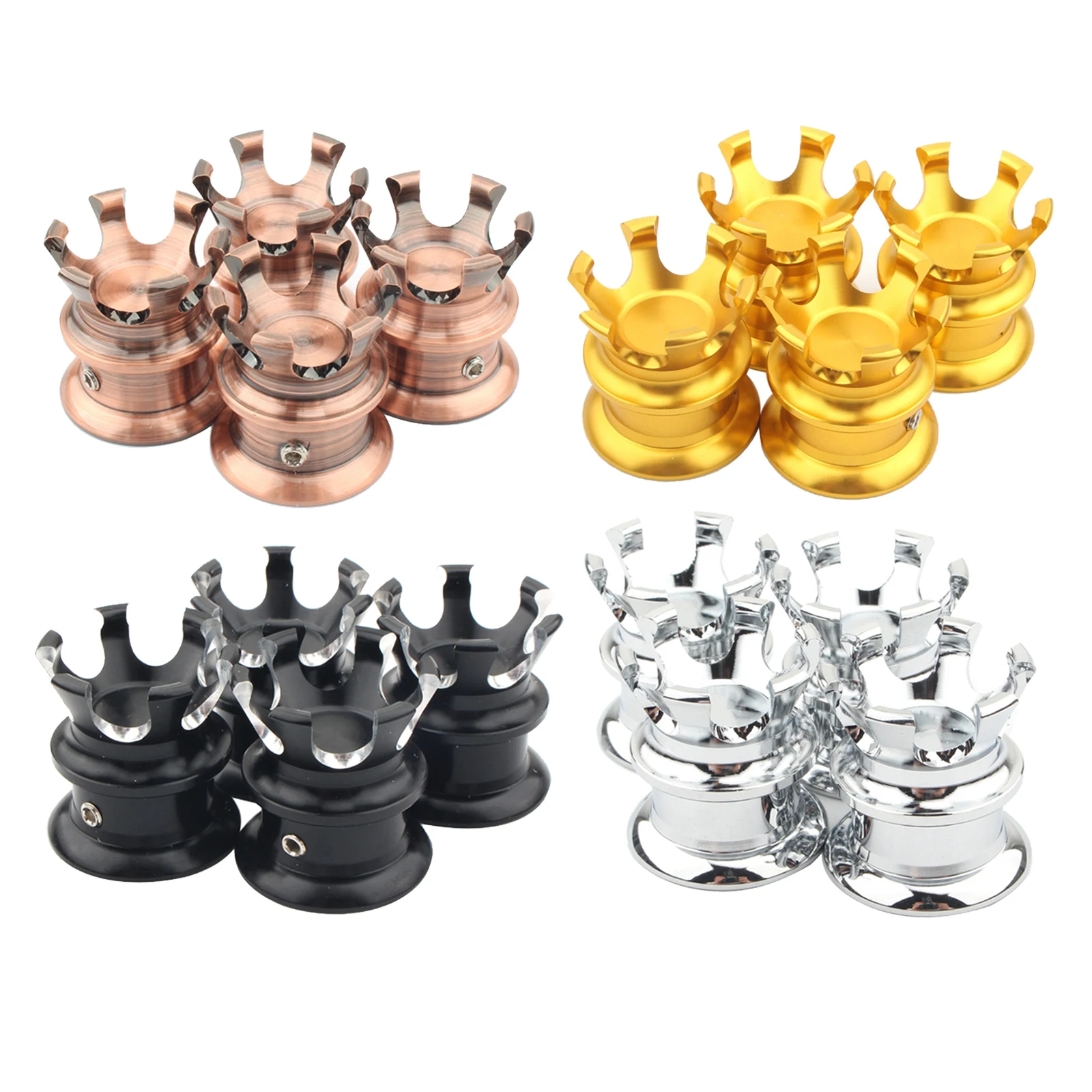 

4x CNC Aluminum Head Bolt Covers Spark Plug Engine Screw Caps for Harley XL883