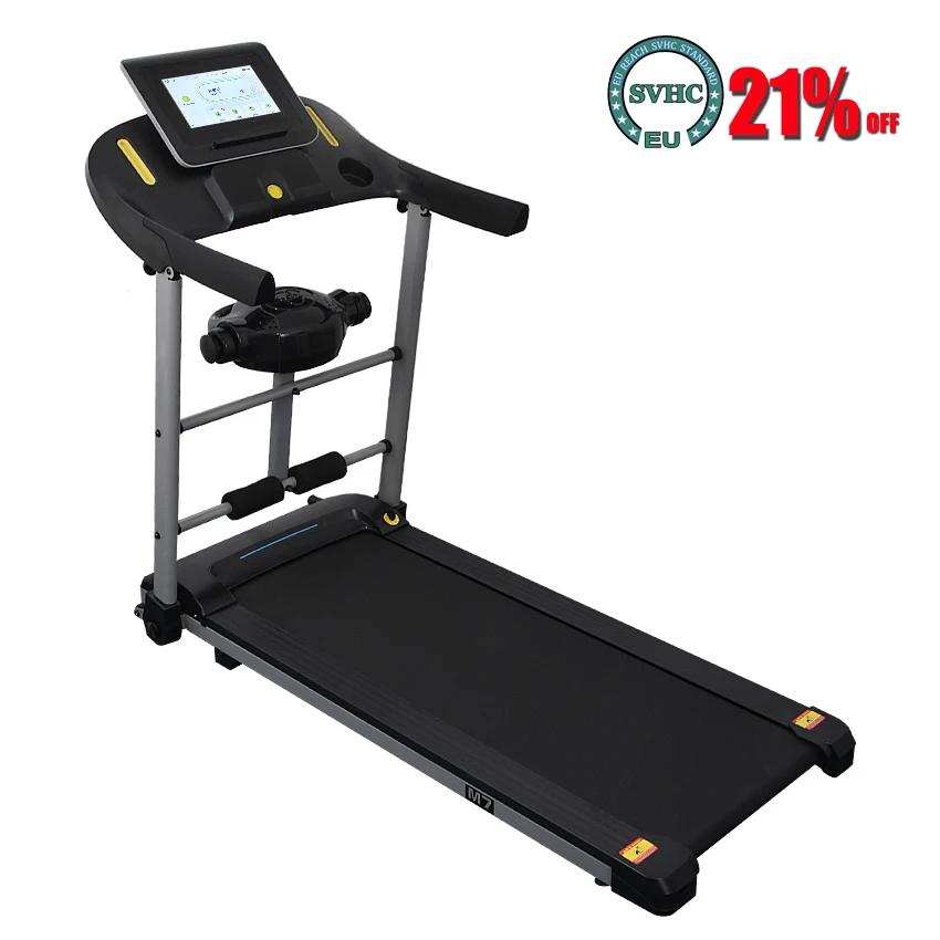 

M7 10.1 inch Large Screen Household Electric Foldable Mini Treadmill With Belt Multifunctional Sit-Up Mute Fitness Equipment