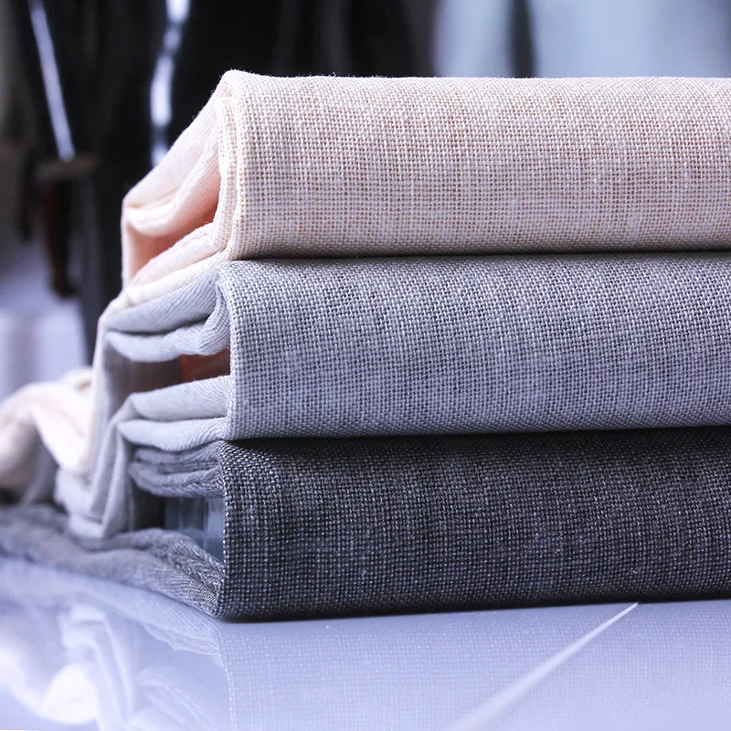 Брюки Ruipe мужские льняные Свободные мешковатые штаны из хлопка и льна дышащие