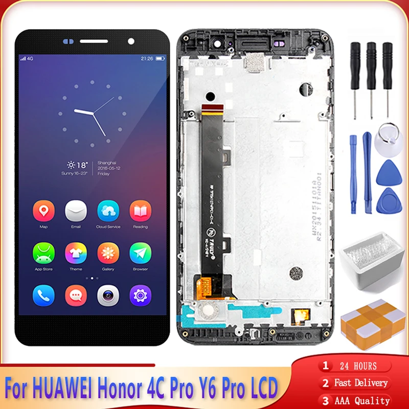 5 0 ''для Huawei Честь 4C Pro Y6 TIT U02 AL00 L01 ЖК дисплей сенсорный экран дигитайзер для