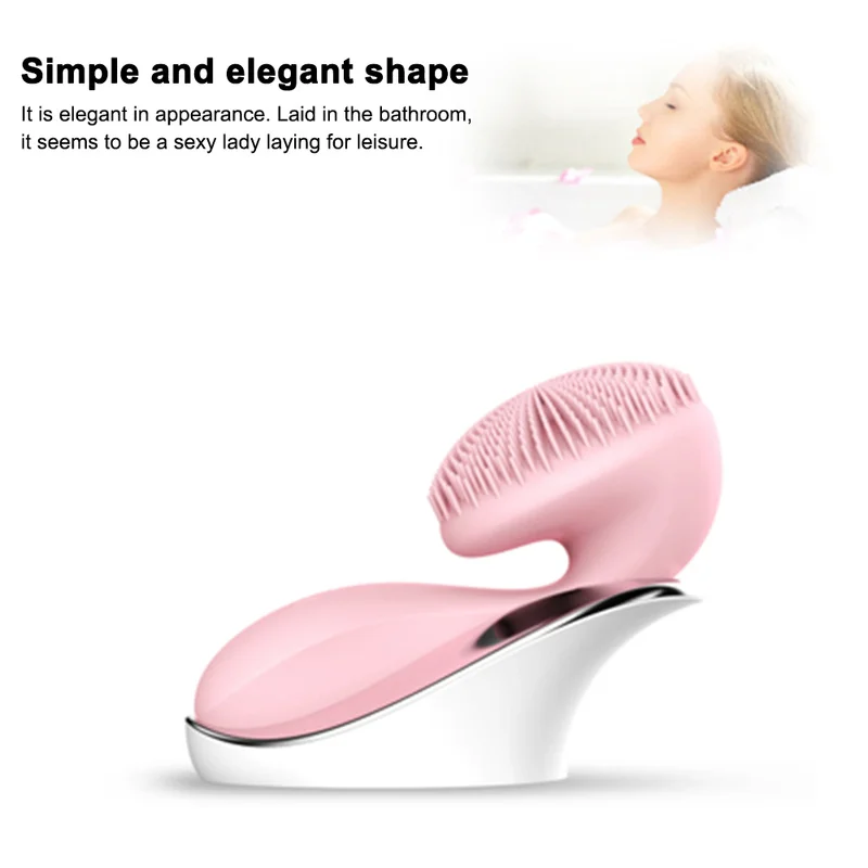 

Silicone Face Cleaner Waterproof Skin Deep Washing Massager Electric Multi-functional Brush Facial Cleansing Instrument