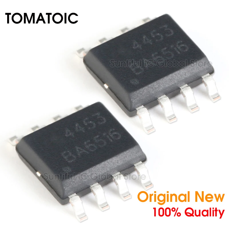 10 шт. AO4453 SOP8 4453 SOP 8 P Channel SMD MOSFET 12V / 9A|Аксессуары для аудиосистем| |