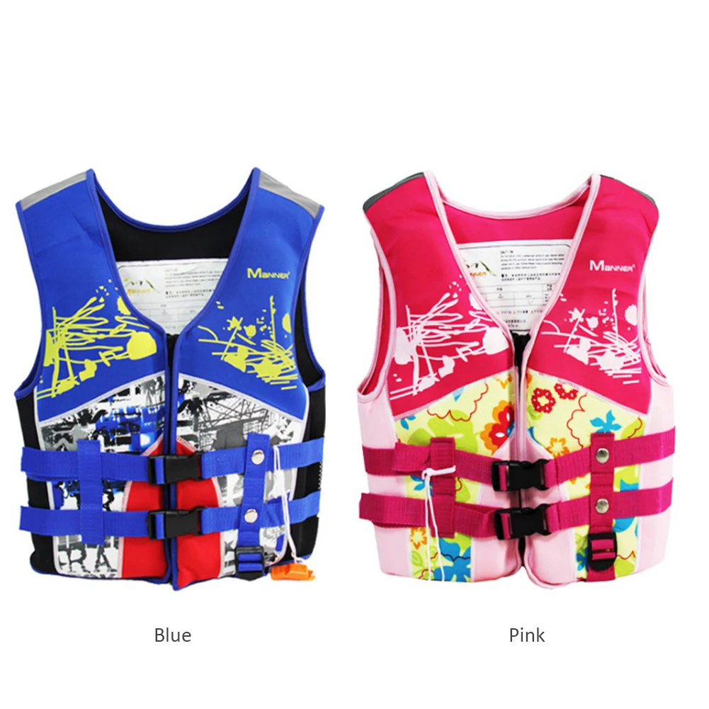

Children Buoy Life Vest Swimming Boating Fishing Water Waistcoat Jackets Outdoor Driving Vest Survival Suit M -L