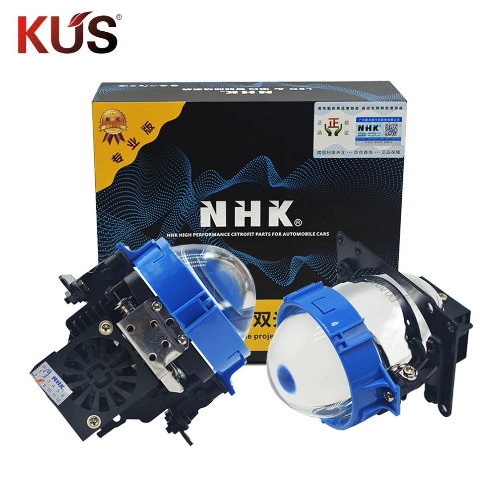 35 Вт BI светодиодный объектив проектора фар автомобиля дооснащения Универсальный